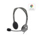 Logitech Stereo H111 Kablet Høretelefoner Sort